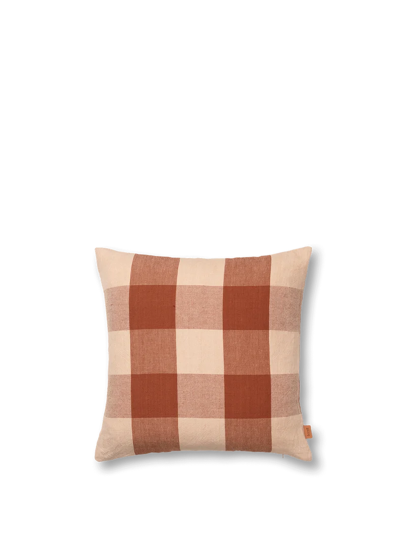 Grand Cushion - Rose/Rust