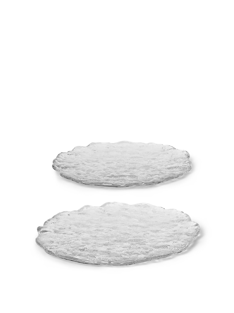 Momento Glass Stones - Large - Set of 2 - Clear