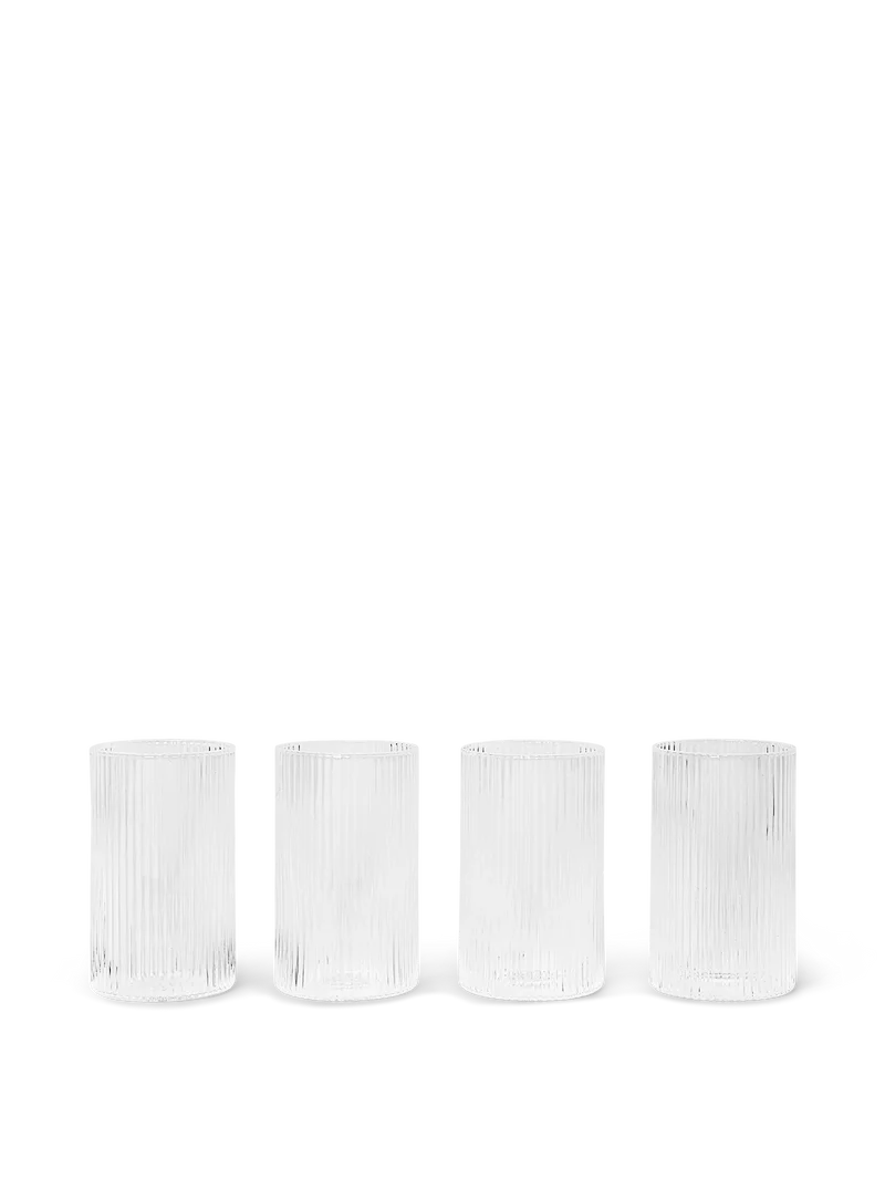 Ripple Verrines - Set of 4 - Clear