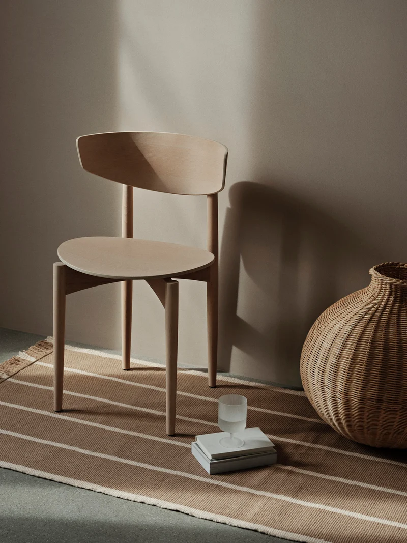 Herman Dining Chair - Wood - White Oiled Beech