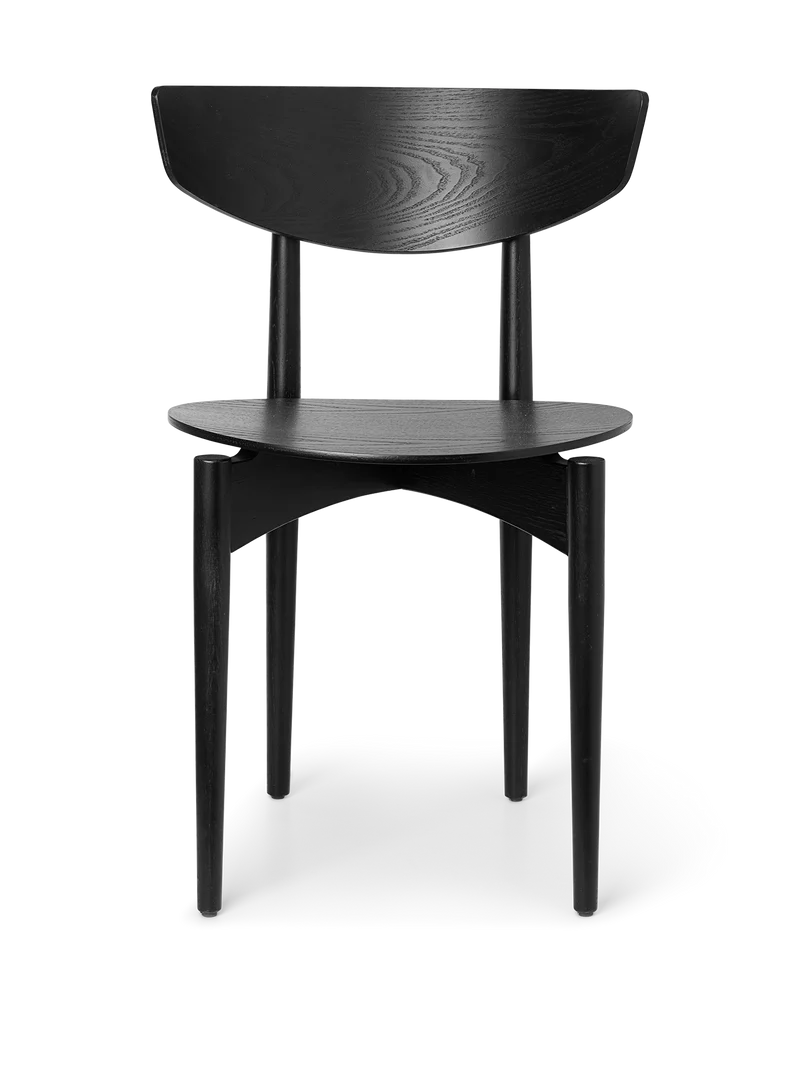 Herman Dining Chair - Wood - Black