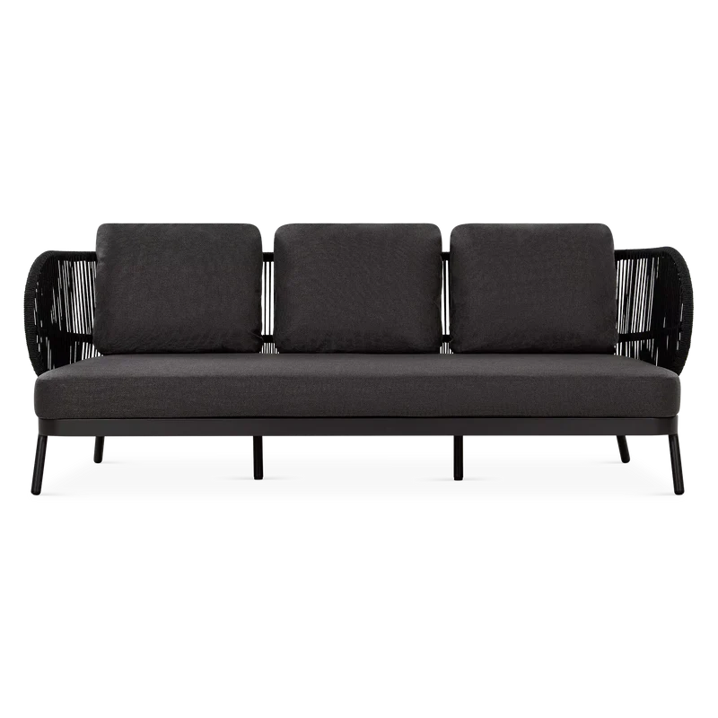 Kiss - Outdoor Rope 3-Seater Sofa