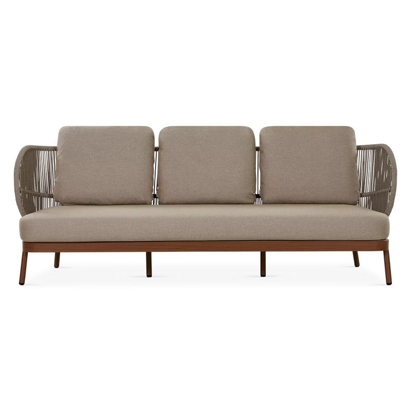 Kiss - Outdoor Rope 3-Seater Sofa