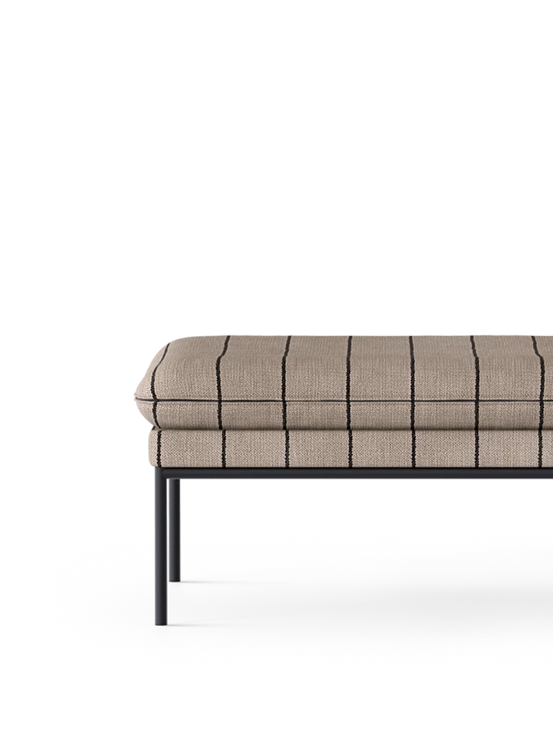 Turn Pouf - Pasadena - Sand/Black