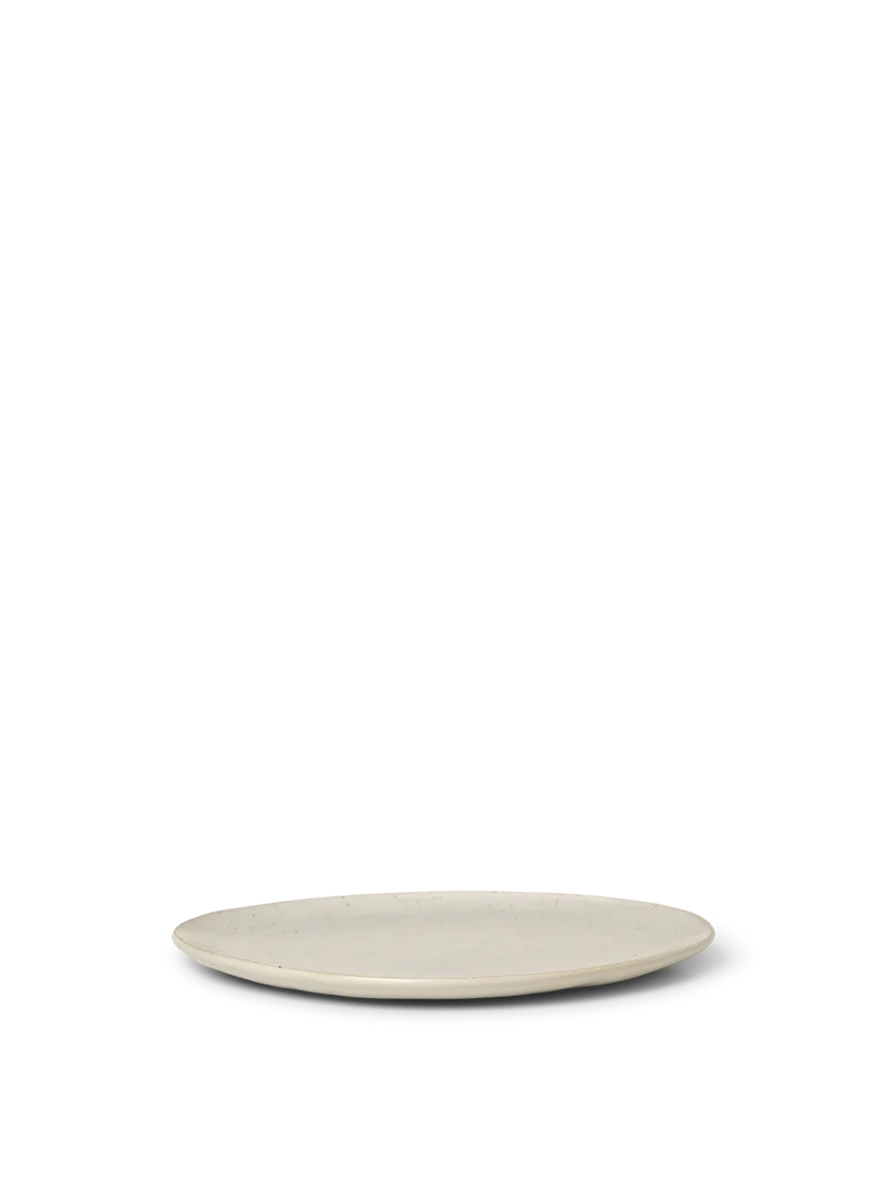Flow Plate - Medium - Off-White Speckle