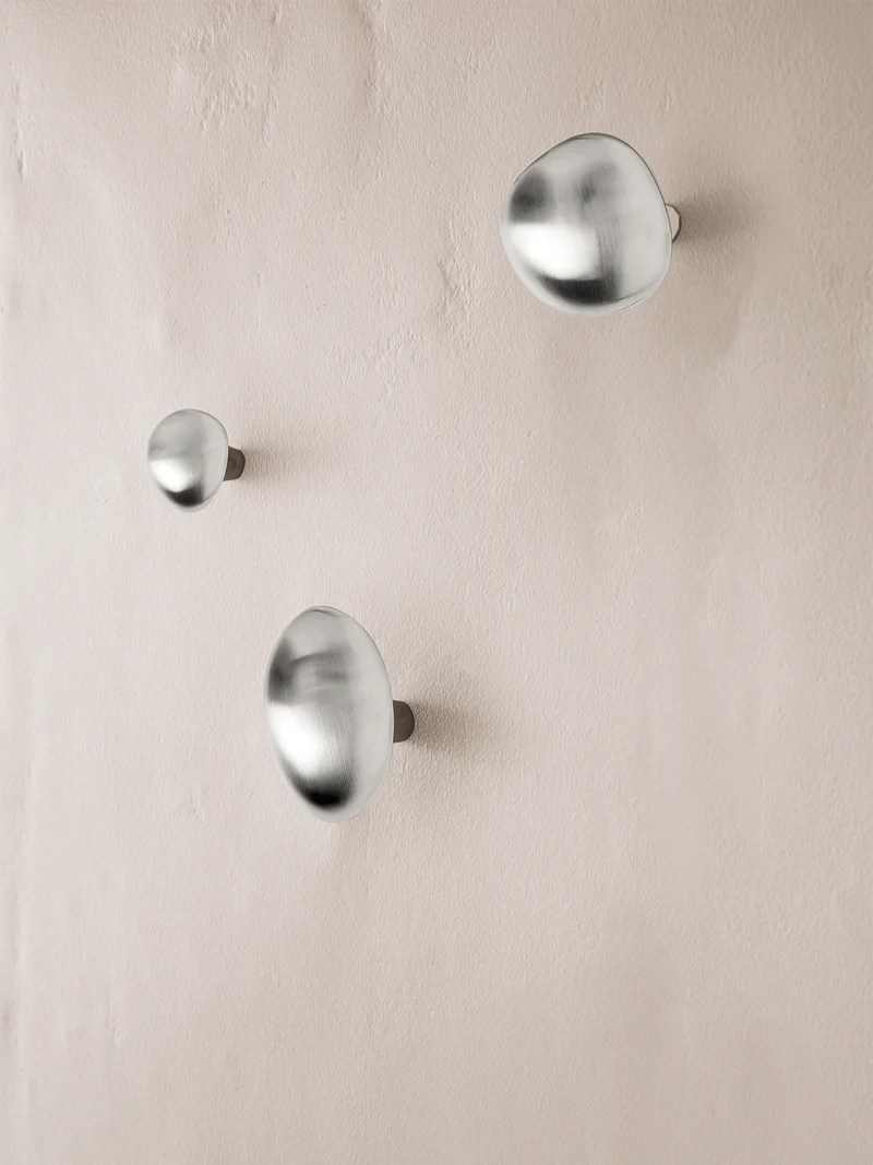 Mushroom Hook - Brushed Stainless Steel