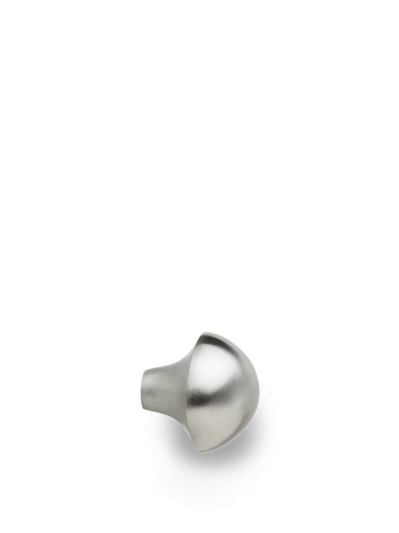 Mushroom Hook - Brushed Stainless Steel