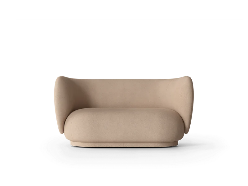 Rico Sofa 2-seater - Brushed - Sand