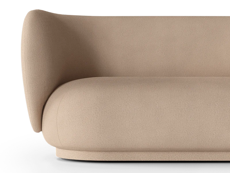 Rico Sofa 2-seater - Brushed - Sand