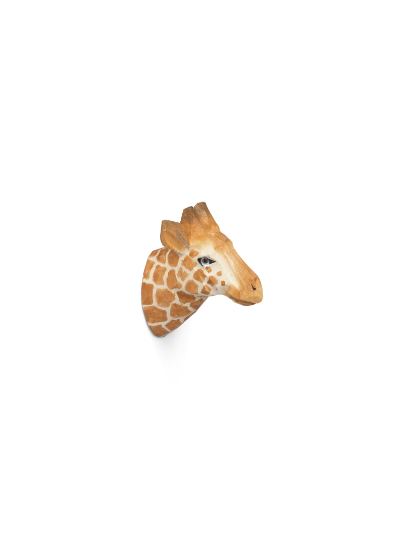 Animal Hand-Carved Hook - Giraffe