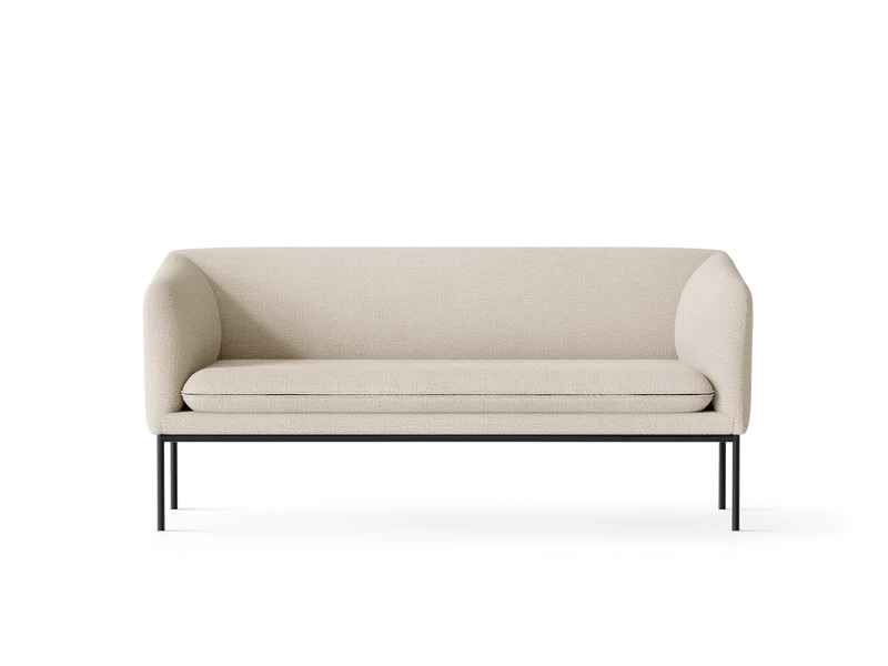 Turn Sofa 2-seater - Bouclé - Off-White