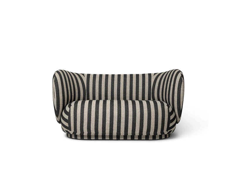 Rico Sofa 2-seater - Louisiana - Sand/Black