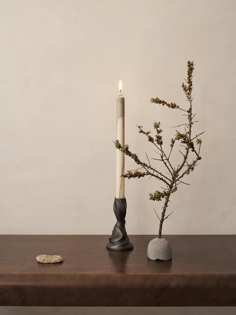 Dryp Candles - Set of 2 - Warm Grey
