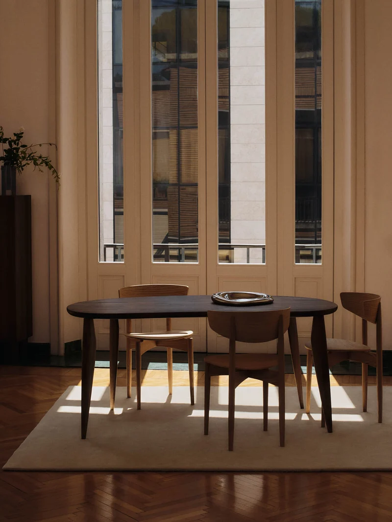 Herman Dining Chair - Wood - Natural Oak