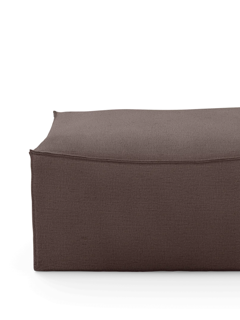Catena Pouf Square S500 - Hot Madison - Brown