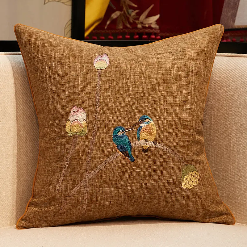 Coussin Canapé Brodé ZHÜLIN