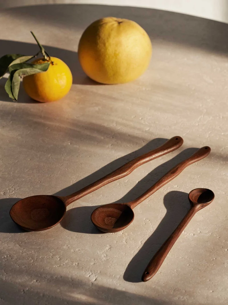 Meander Spoon - Dark Brown
