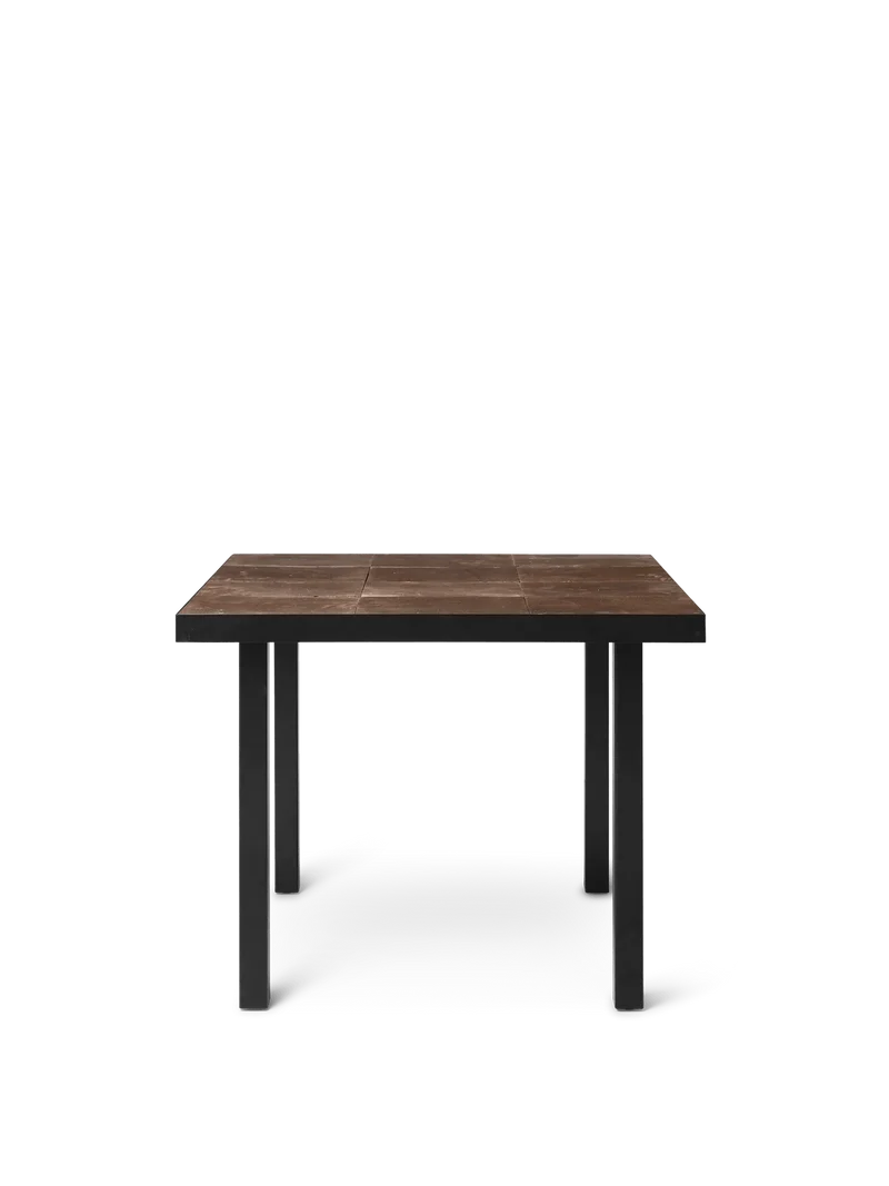 Flod Café Table - Mocha/Black