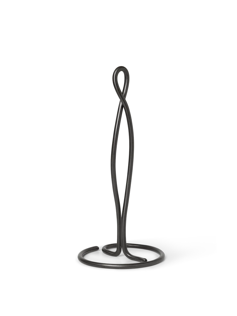 Curvature Paper Towel Holder - Black Brass