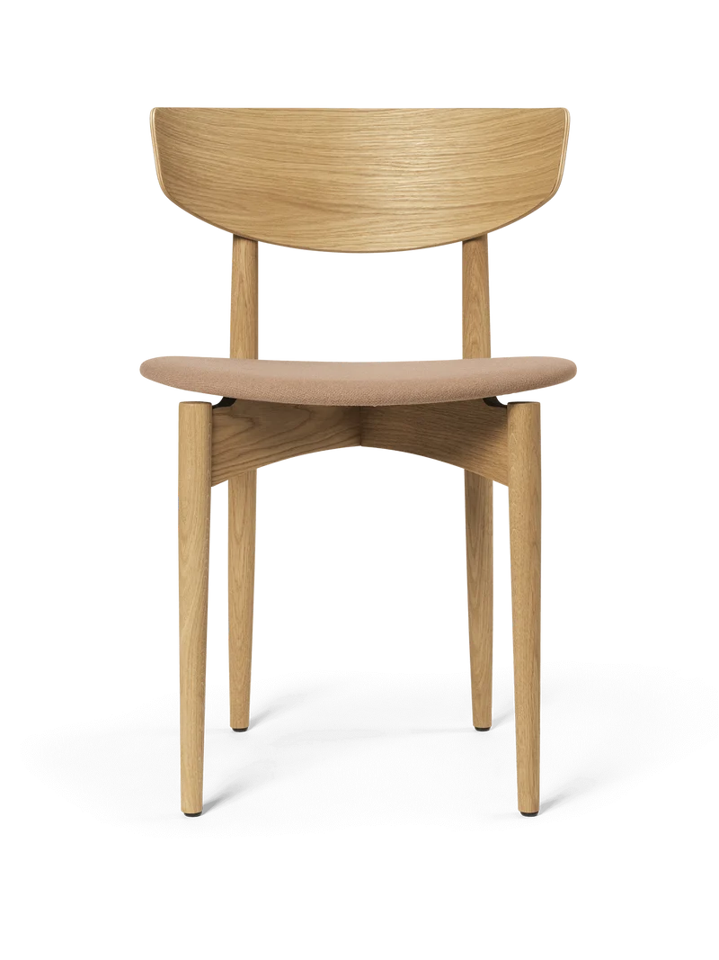 Herman Dining Chair - Upholstered Seat - Tonus - Oak/Tan