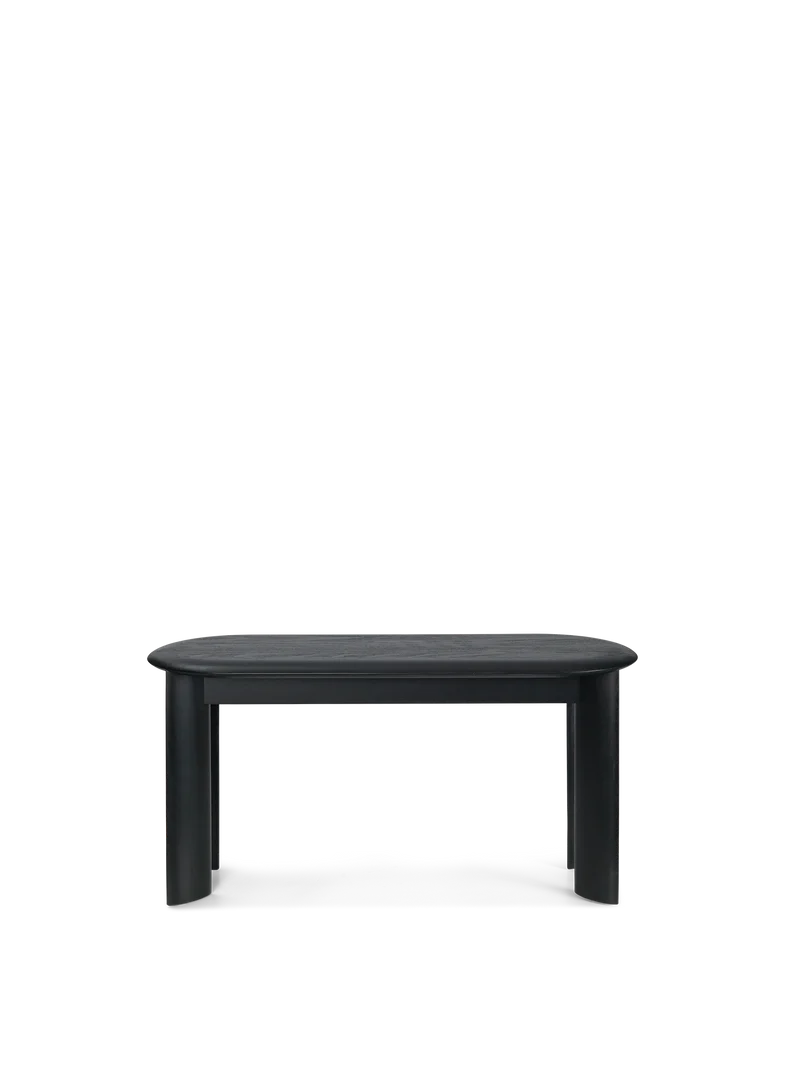 Bevel Bench - Black Oiled Beech