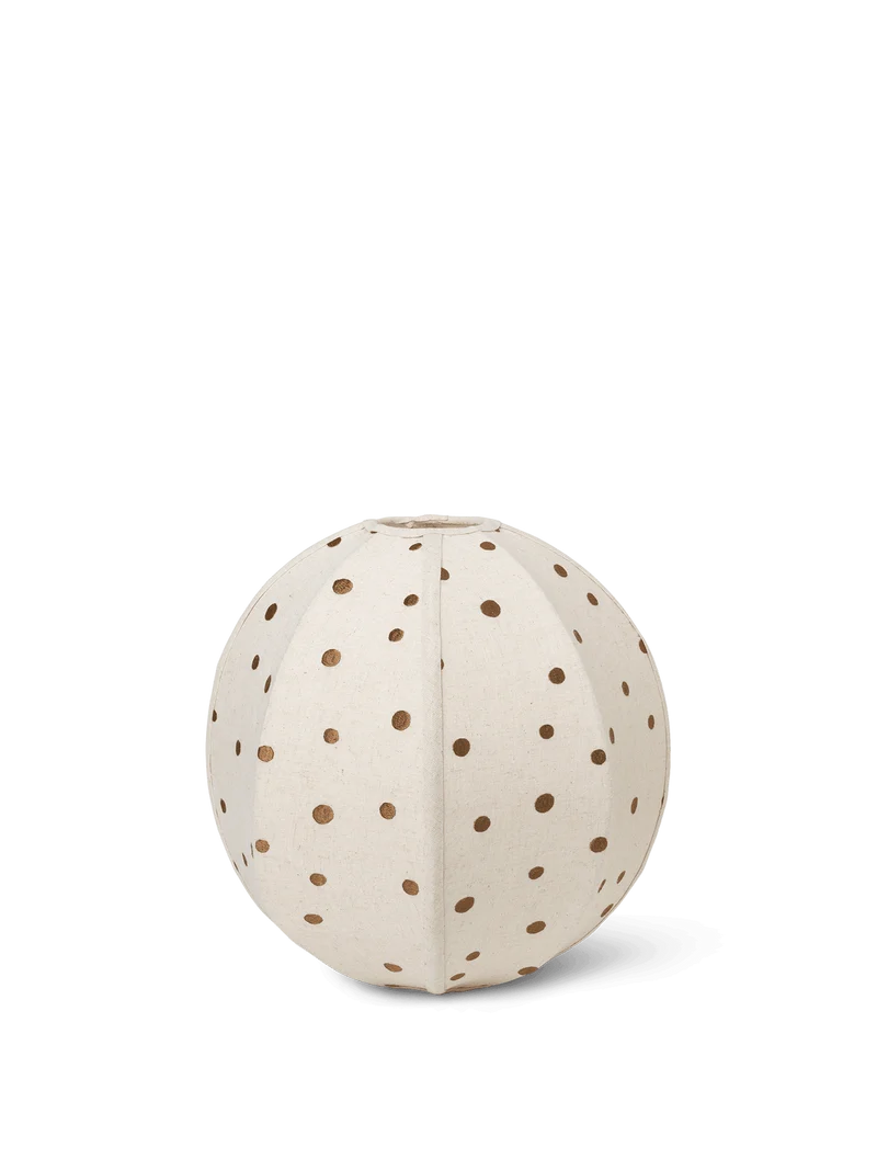 Dots Embroidered Textile Lampshade