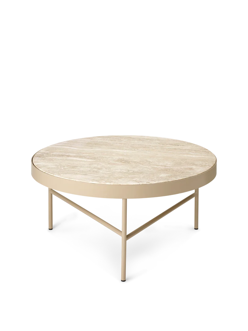Travertine Table - Large - Cashmere