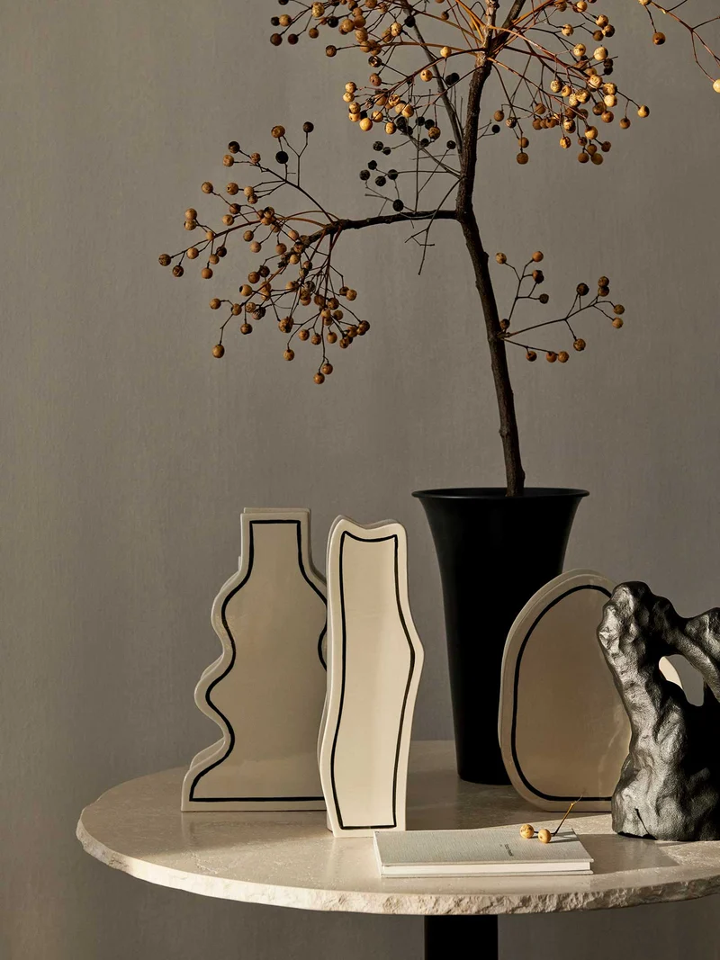 Paste Vase - Rounded - Off-white