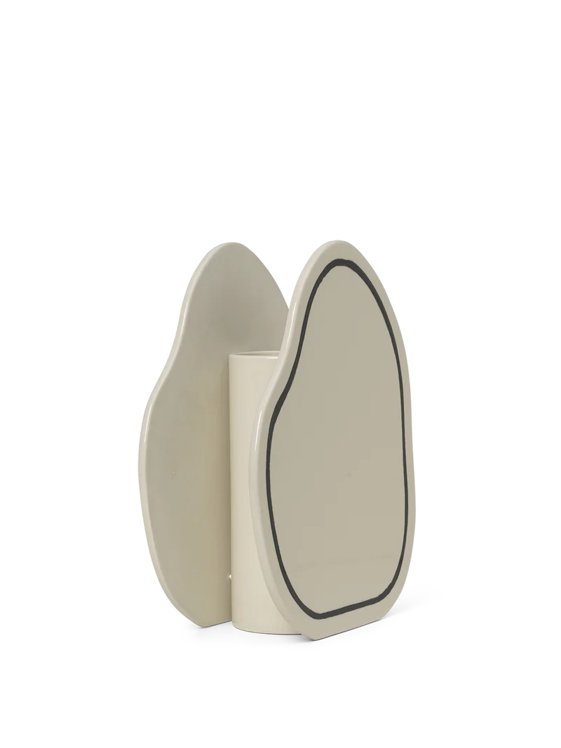 Paste Vase - Rounded - Off-white