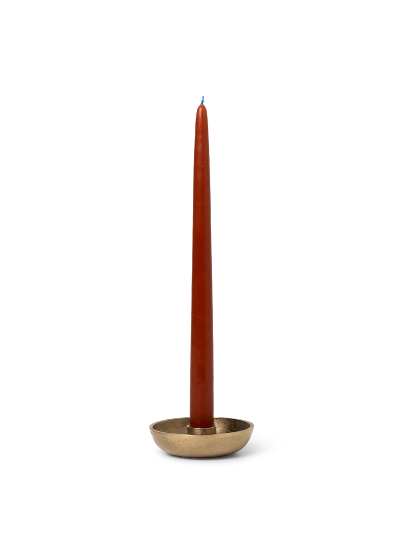 Bowl Candle Holder - Single - Brass