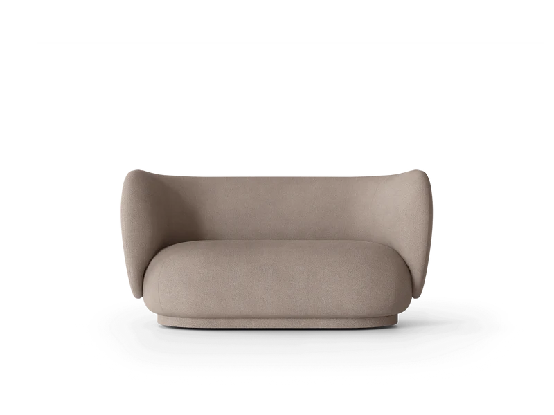 Rico Sofa 2-seater - Brushed - Warm Grey