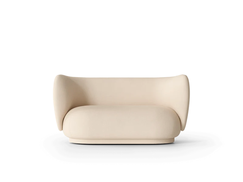 Rico Sofa 2-seater - Brushed - Off-white