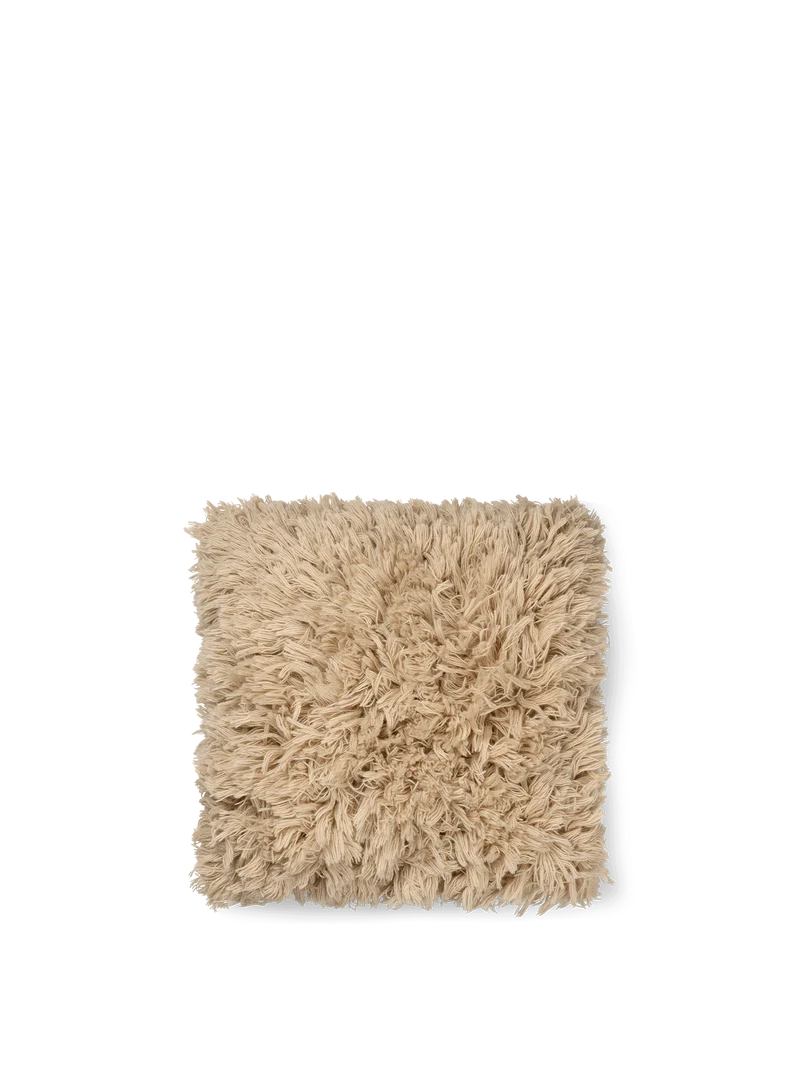 Meadow High Pile Cushion - Light Sand
