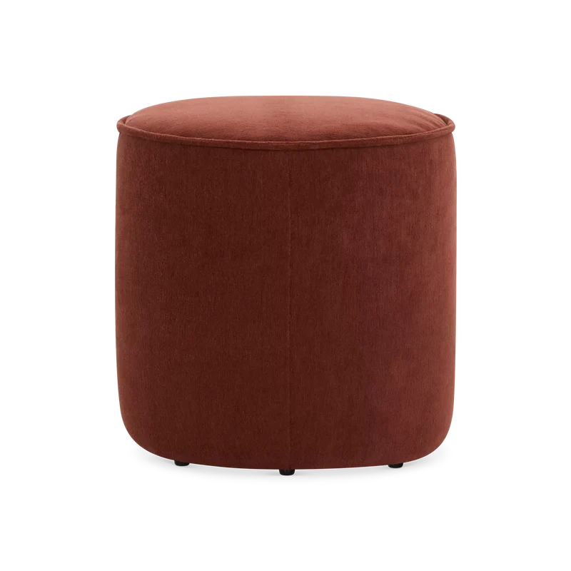 Rust - Round Pouf