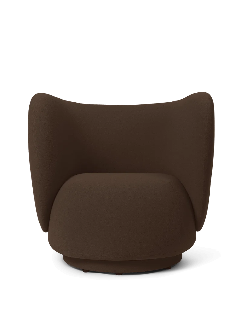 Rico Lounge Chair - Grain - Chocolate