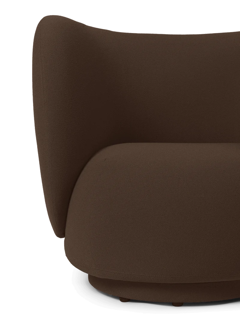 Rico Lounge Chair - Grain - Chocolate