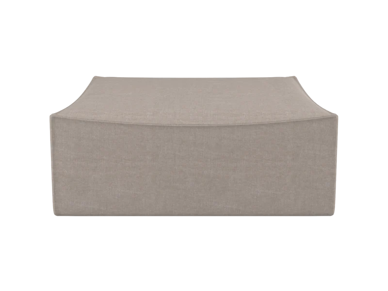 Catena Pouf Square L500 - Cotton Linen - Natural