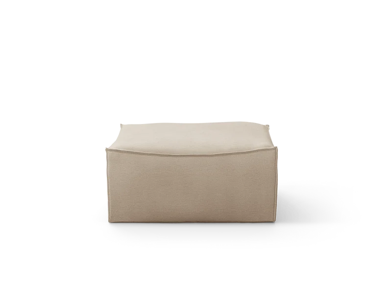 Catena Pouf Square S500 - Rich Linen - Natural