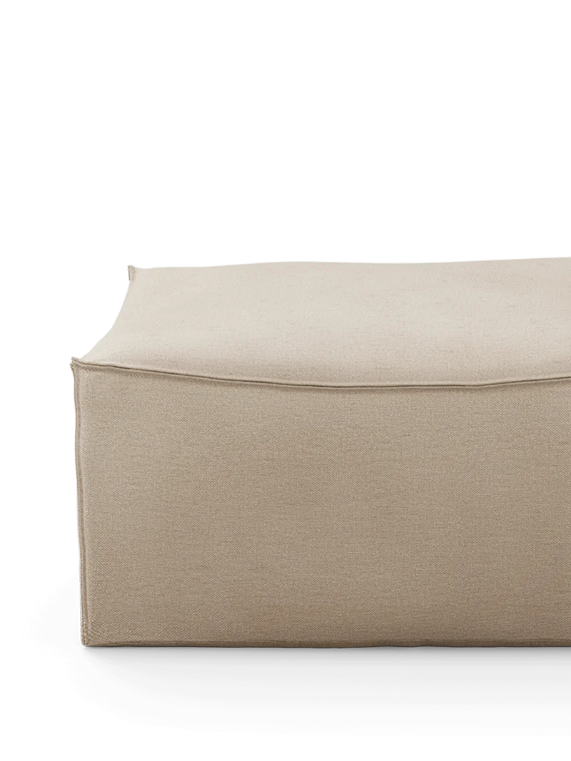 Catena Pouf Square S500 - Rich Linen - Natural