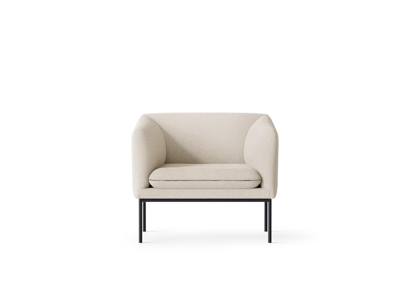 Turn 1-Seater - Bouclé - Off-White