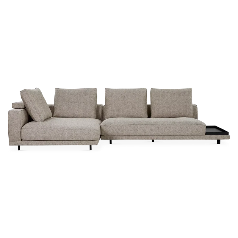 Catena Dusk - Fabric-Upholstered Sectional Sofa by Furninova