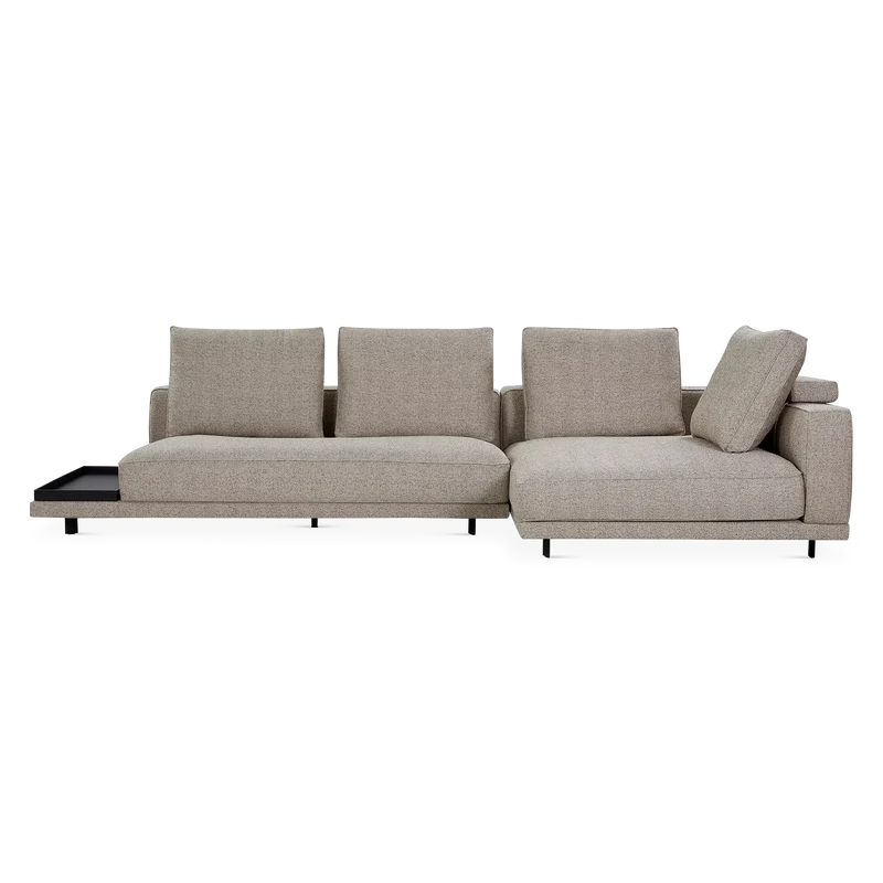 Catena Dusk - Fabric-Upholstered Sectional Sofa by Furninova