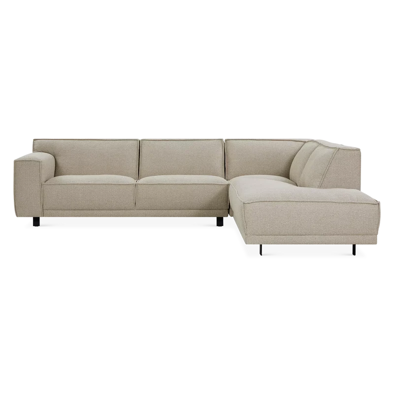 Trevi - Fabric-Upholstered Sectional Sofa by Furninova