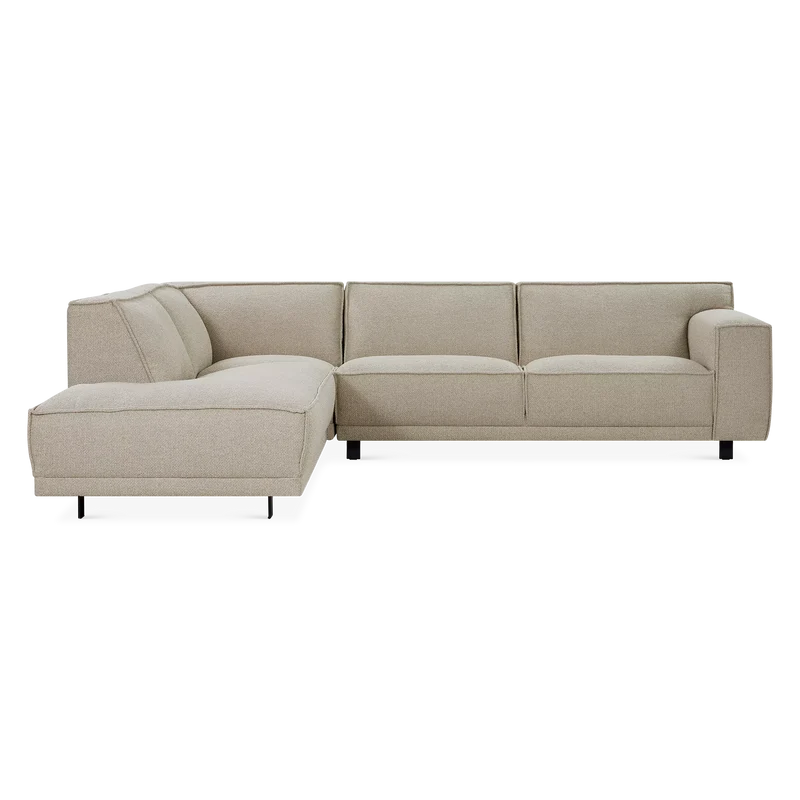 Trevi - Fabric-Upholstered Sectional Sofa by Furninova
