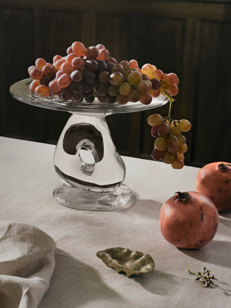 Damo Glass Centrepiece - Large - Clear