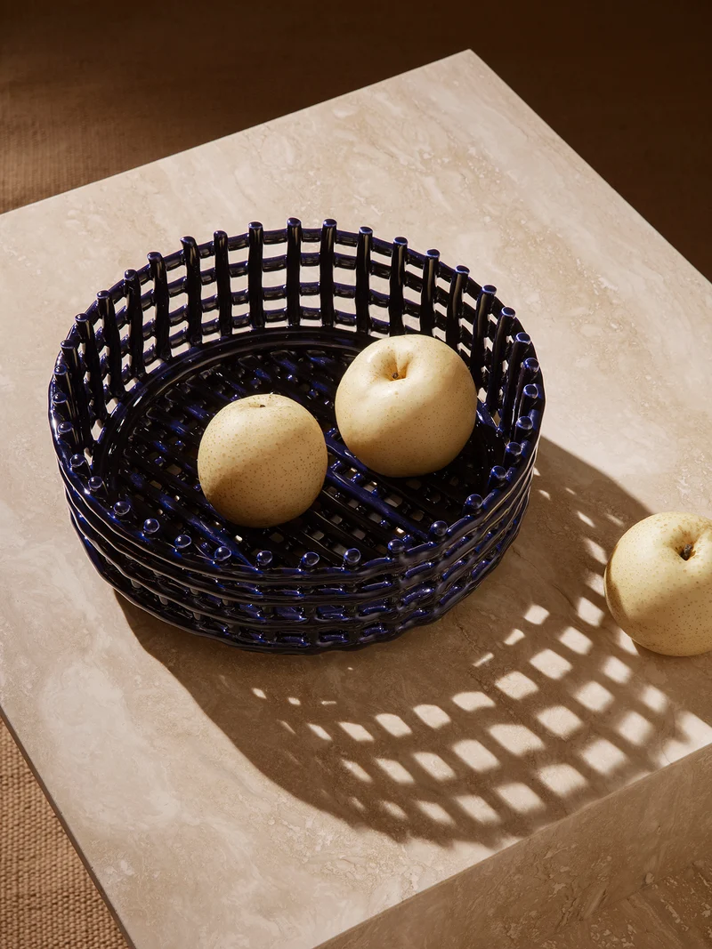 Ceramic Centrepiece - Blue
