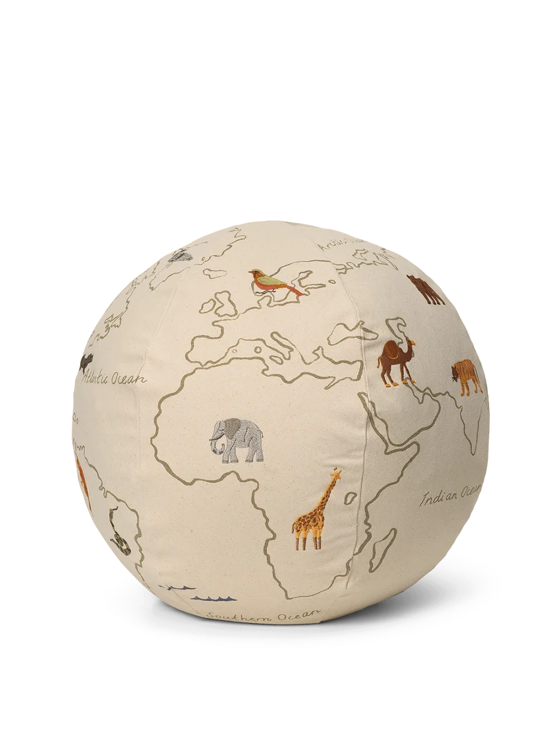 The World Pouf - Off-white