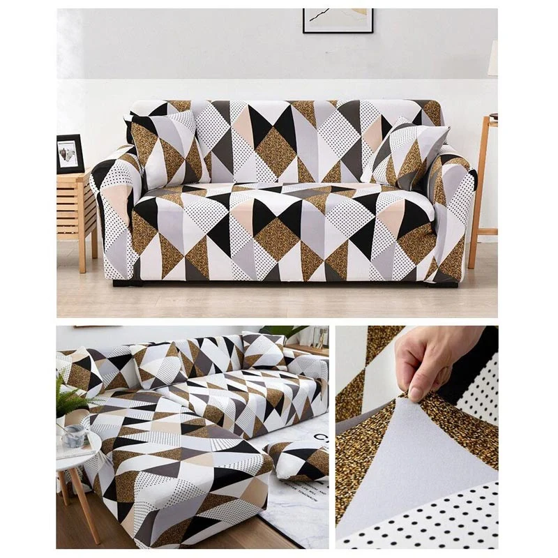 Housse de Canapé d'Angle Extensible Iman
