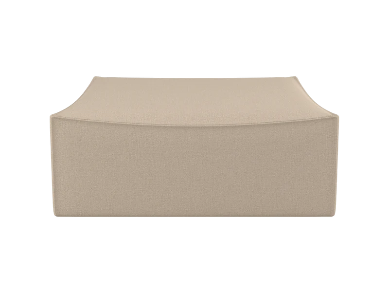 Catena Pouf Square L500 - Rich Linen - Natural