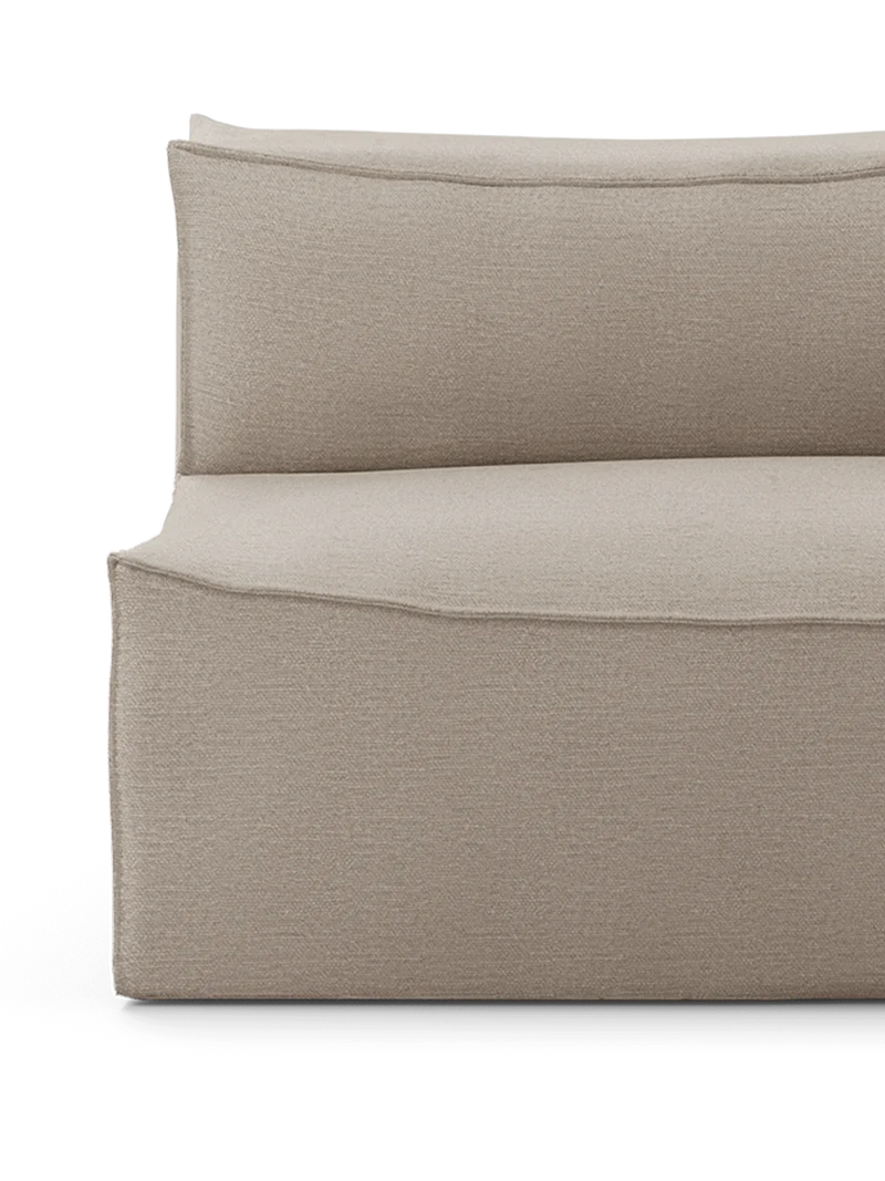 Catena Sofa Open End Right S301 - Cotton Linen - Natural